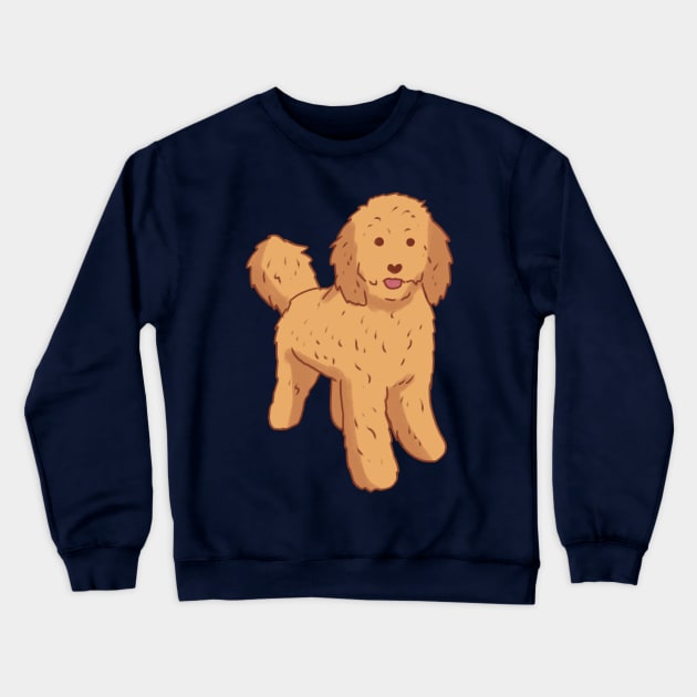 Cute Golden doodle art Crewneck Sweatshirt by Mayarart